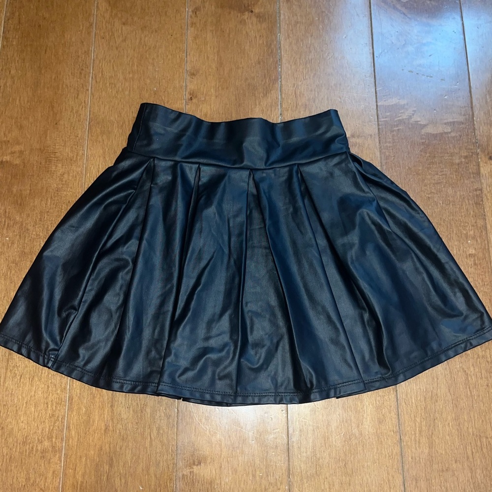 Spirit Halloween pleather / vinyl skirt